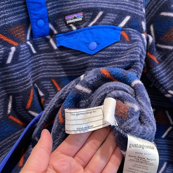 Patagonia Synchilla Snap T Geometric pattern - Picture 10 of 12